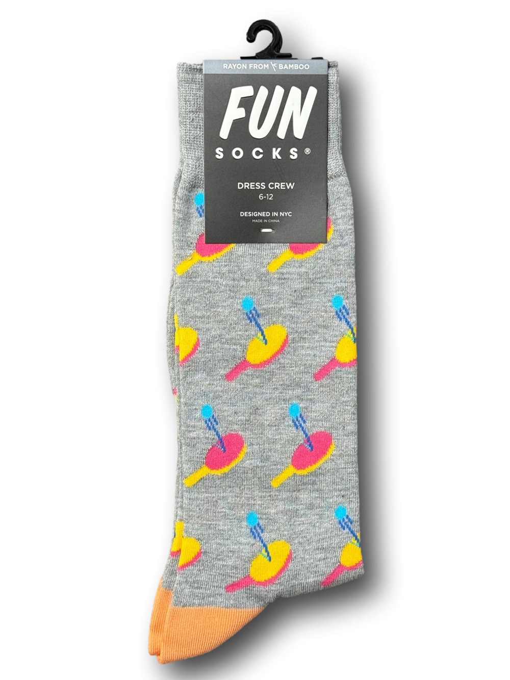 3/$18 Pickle Ball Funny Novelty Crew Socks - NWT